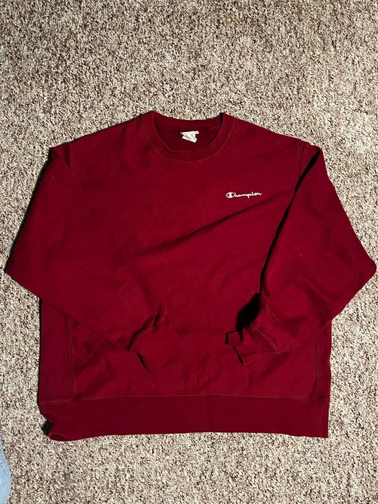 Champion Other - Champion Men's Crewneck Sweatshirt in Burgundy
